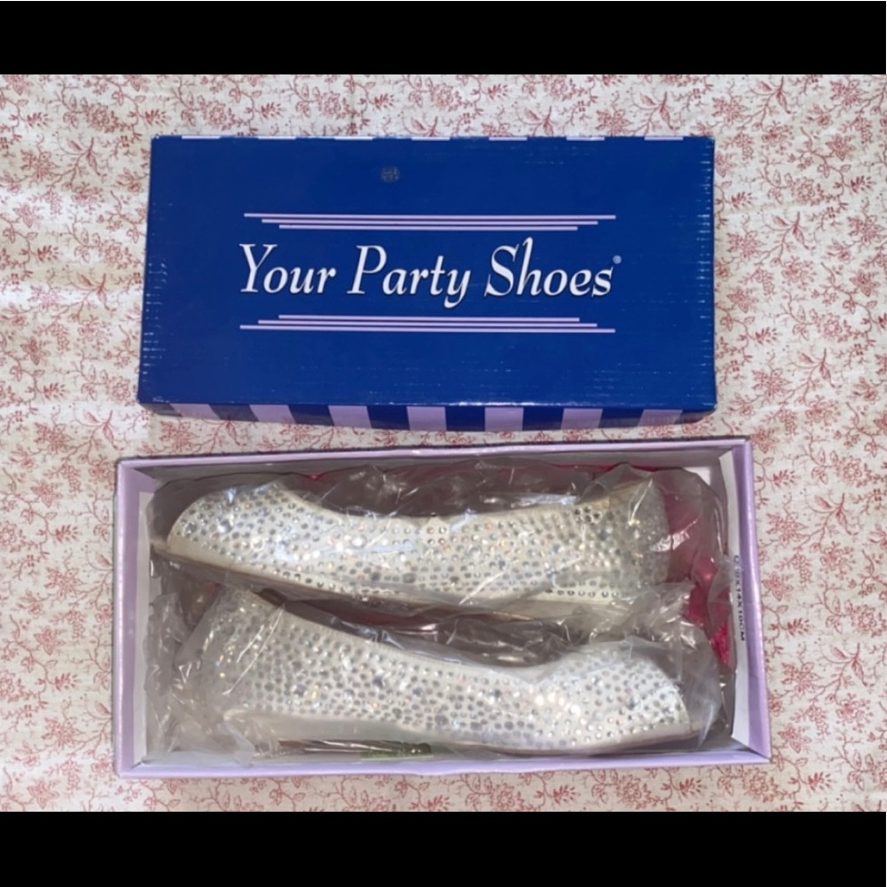 White Low Heeled Shoes
